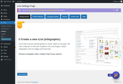 Page screenshot: iList → Settings
