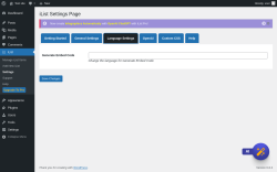 Page screenshot: iList → Settings → Language Settings