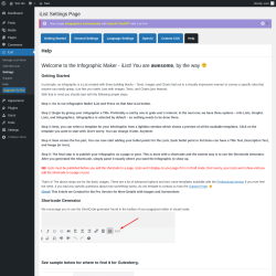 Page screenshot: Settings ‹ Test site — WordPress