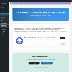 Page screenshot: iList &rarr; Try our Free AI ChatBot &ndash; WPBot
