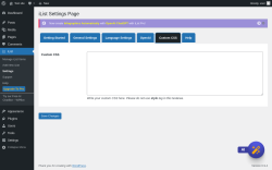 Page screenshot: iList &rarr; Settings &rarr; Custom CSS