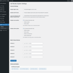 Page screenshot: Review System