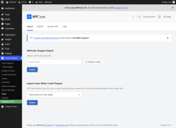 Page screenshot: Code Snippets &rarr; Tools