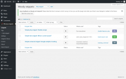 Page screenshot: Woody snippets