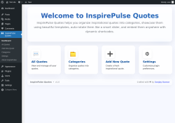 Page screenshot: InspirePulse Quotes