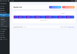 Page screenshot: InspirePulse Quotes &rarr; All Quotes