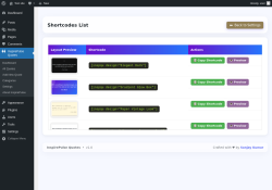 Page screenshot: InspirePulse Quotes &rarr; 