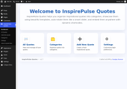 Page screenshot: InspirePulse Quotes