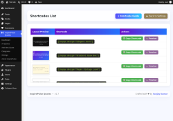 Page screenshot: InspirePulse Quotes &rarr; 