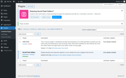 Page screenshot: Plugins &lsaquo; Test site &mdash; WordPress