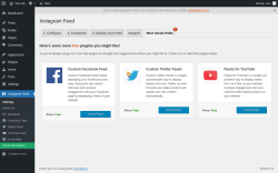 Page screenshot: Instagram Feed &rarr; Facebook Feed