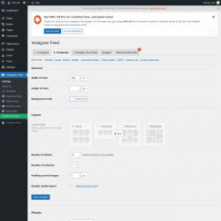 Page screenshot: Instagram Feed &rarr; 2. Customize