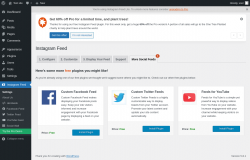Page screenshot: Instagram Feed &rarr; Facebook Feed