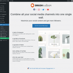 Page screenshot: Instagram Feed &rarr; Social Wall