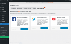 Page screenshot: Instagram Feed &rarr; Facebook Feed