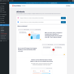 Page screenshot: Instagram Feed &rarr; oEmbeds