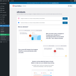 Page screenshot: Instagram Feed &rarr; oEmbeds
