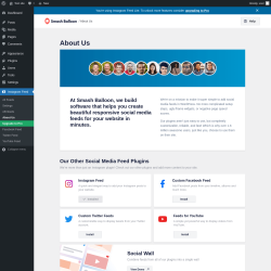 Page screenshot: Instagram Feed &rarr; About Us