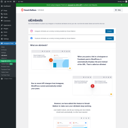 Page screenshot: Instagram Feed &rarr; oEmbeds