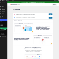 Page screenshot: Instagram Feed &rarr; oEmbeds