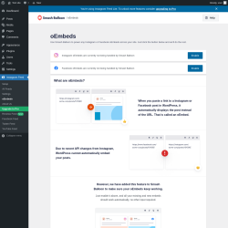 Page screenshot: Instagram Feed &rarr; oEmbeds