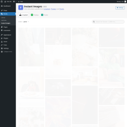 Page screenshot: Media &rarr; Instant Images
