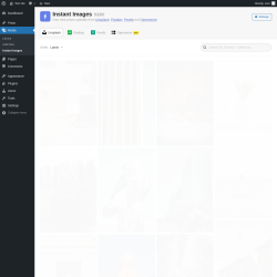 Page screenshot: Media &rarr; Instant Images