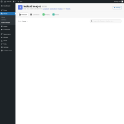Page screenshot: Media &rarr; Instant Images