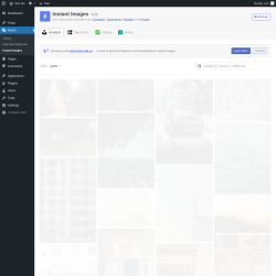 Page screenshot: Media &rarr; Instant Images