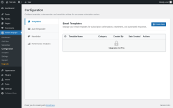 Page screenshot: Instant Popups &rarr; Configuration