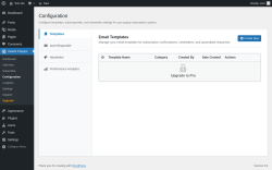 Page screenshot: Instant Popups &rarr; Configuration