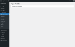 Page screenshot: Instant Popups &rarr; Analytics