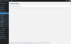 Page screenshot: Instant Popups &rarr; Analytics