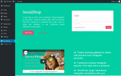 Page screenshot: SocialShop