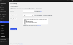 Page screenshot: Settings &rarr; SocialShop