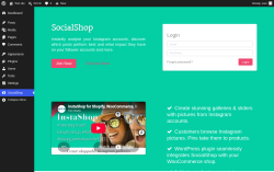 Page screenshot: SocialShop