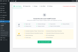 Page screenshot: Tools → InstaWP
