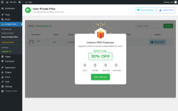 Page screenshot: Google Drive → Users Private Files
