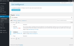 Page screenshot: Plugins &lsaquo; Test site &mdash; WordPress
