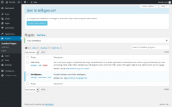 Page screenshot: Plugins &lsaquo; Test site &mdash; WordPress