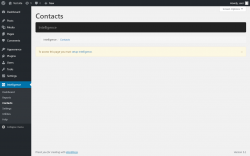 Page screenshot: Intelligence &rarr; Contacts