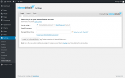 Page screenshot: Settings  → IntenseDebate