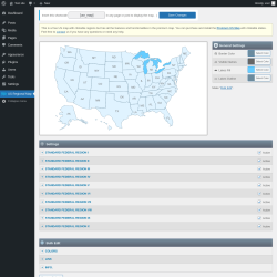 Page screenshot: US Regional Map