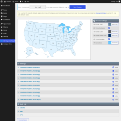 Page screenshot: US Regional Map