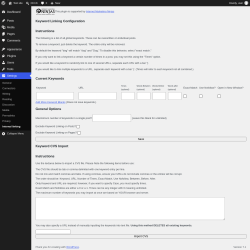 Page screenshot: Settings &rarr; Internal linking