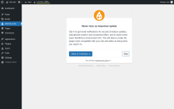 Page screenshot: Internal Links ‹ Test site — WordPress
