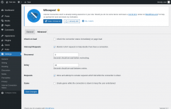 Page screenshot: Settings → Internet Connection Status → Advanced