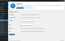 Page screenshot: Settings → Internet Connection Status → Advanced