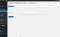 Page screenshot: GetPaid → Settings → Privacy