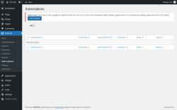 Page screenshot: GetPaid → Subscriptions